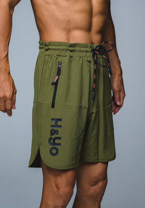 【万能ストレッチ素材】あらゆる動きに対応する ランニング ハーフパンツ