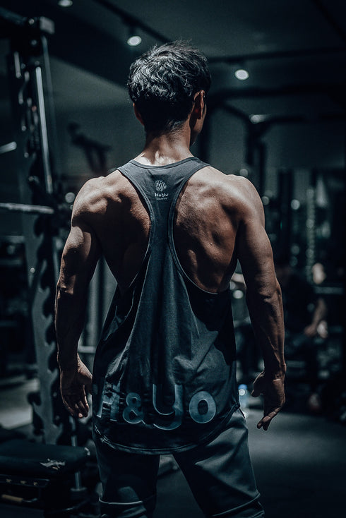 【着心地サラサラ】背中を魅せろ! トレーニング タンクトップ Yバックモデル