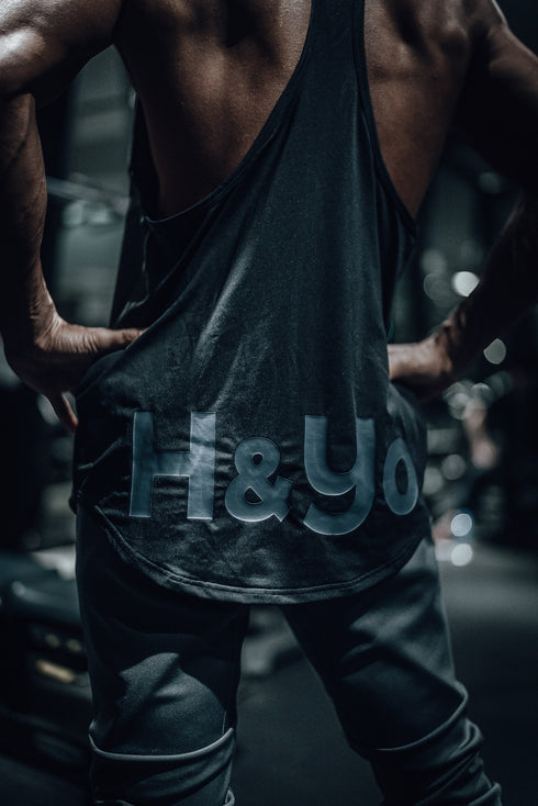 【着心地サラサラ】背中を魅せろ! トレーニング タンクトップ Yバックモデル