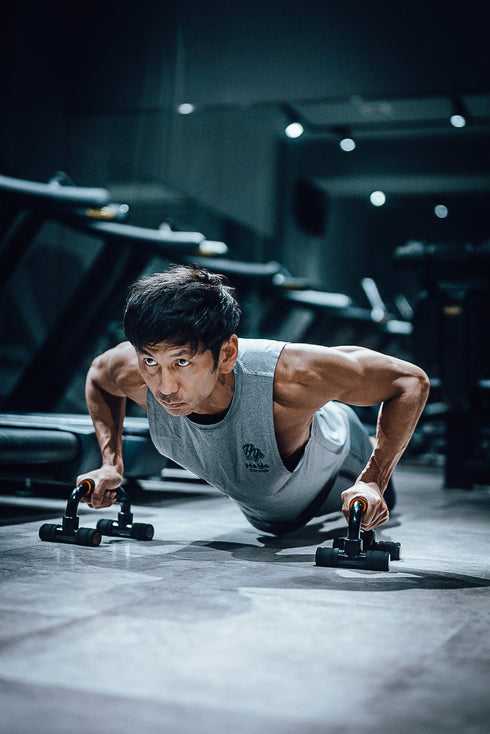 【宅トレでたくましい胸を作る】プッシュアップバー