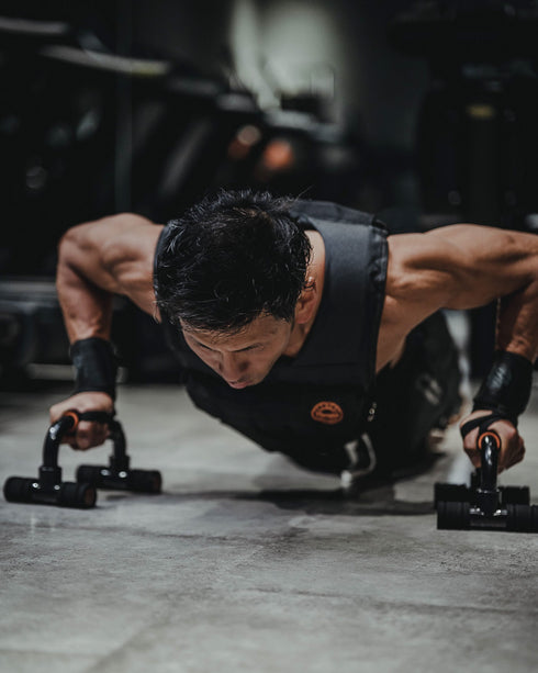 【宅トレでたくましい胸を作る】プッシュアップバー