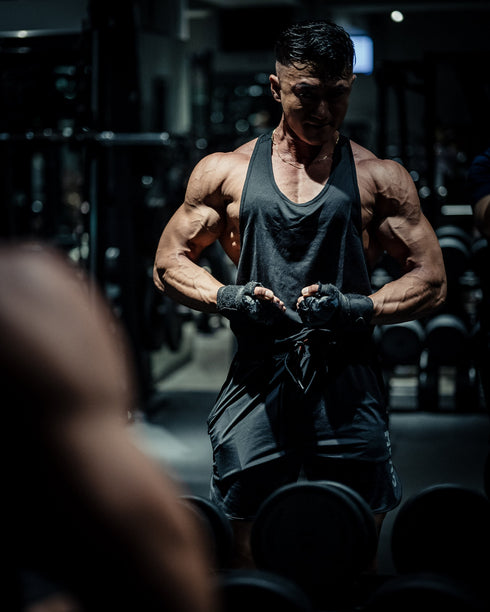 【着心地サラサラ】背中を魅せろ! トレーニング タンクトップ Yバックモデル