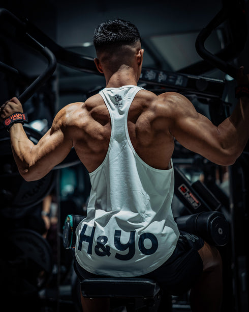 【着心地サラサラ】背中を魅せろ! トレーニング タンクトップ Yバックモデル