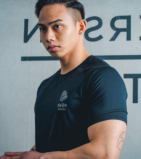 【速乾&ストレッチ】トレーニングTシャツ サウナスーツのインナーにも