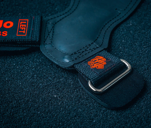 【肉厚サポート仕様】懸垂など背中トレに必須のアイテム パワーグリップ