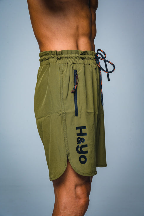 【万能ストレッチ素材】あらゆる動きに対応する ランニング ハーフパンツ