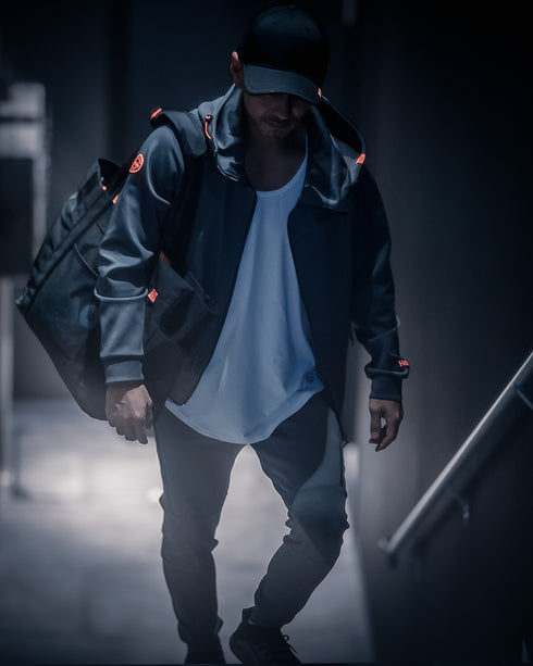 【快適伸縮素材】トレーニング フルジップパーカー アスリートモデル