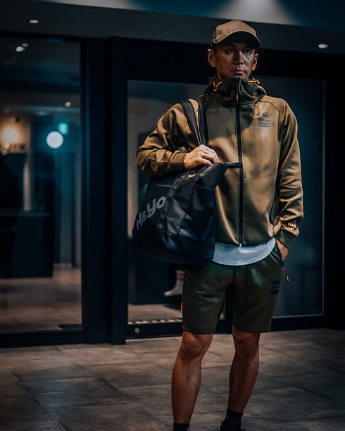 【快適伸縮素材】トレーニング フルジップパーカー アスリートモデル