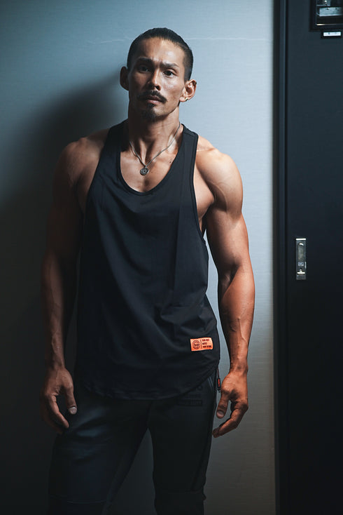 【着心地サラサラ】背中を魅せろ! トレーニング タンクトップ Yバックモデル