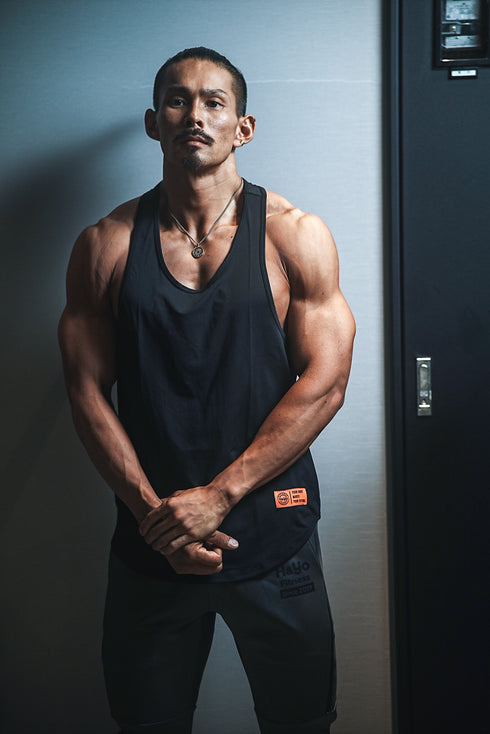 【着心地サラサラ】背中を魅せろ! トレーニング タンクトップ Yバックモデル