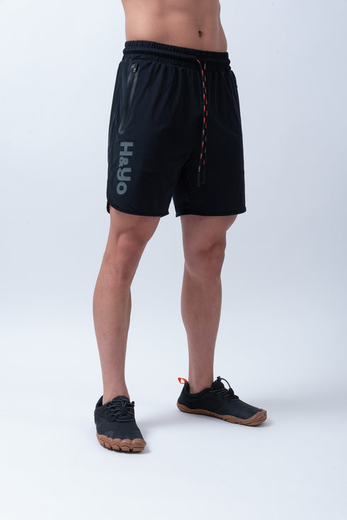 【万能ストレッチ素材】あらゆる動きに対応する ランニング ハーフパンツ