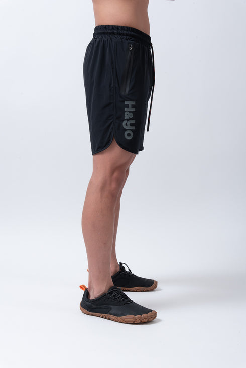 【万能ストレッチ素材】あらゆる動きに対応する ランニング ハーフパンツ