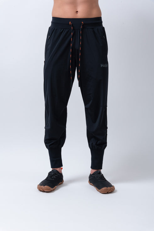 【鬼ストレッチ】 フレキシブルなハイリブジョガーパンツ