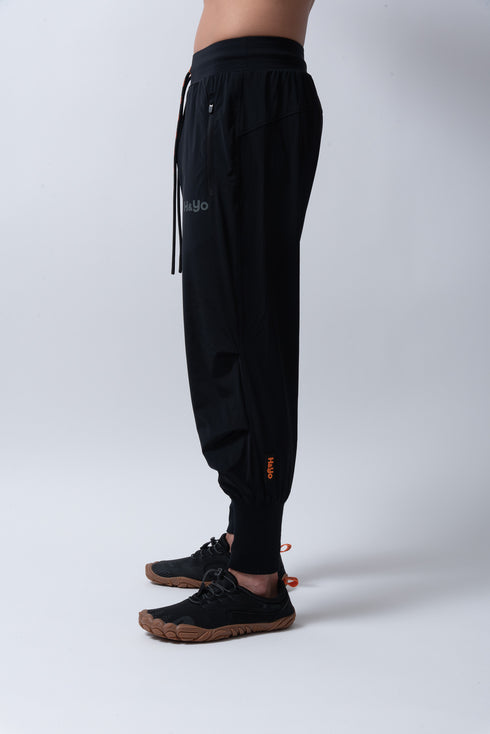 【鬼ストレッチ】 フレキシブルなハイリブジョガーパンツ