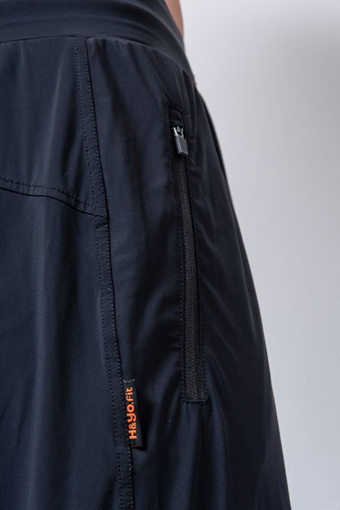 【鬼ストレッチ】 フレキシブルなハイリブジョガーパンツ