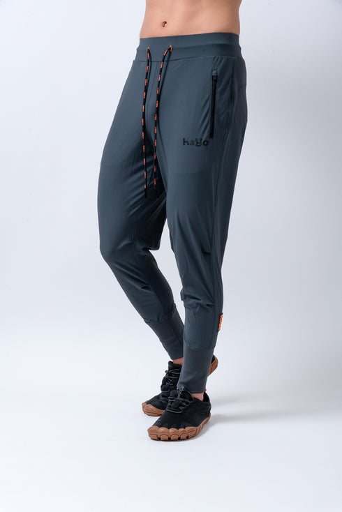 【鬼ストレッチ】 フレキシブルなハイリブジョガーパンツ