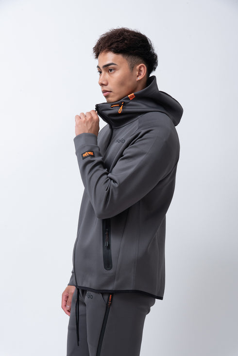 【快適伸縮素材】トレーニング フルジップパーカー アスリートモデル