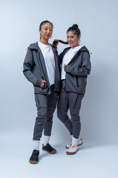 【快適伸縮素材】トレーニング フルジップパーカー アスリートモデル