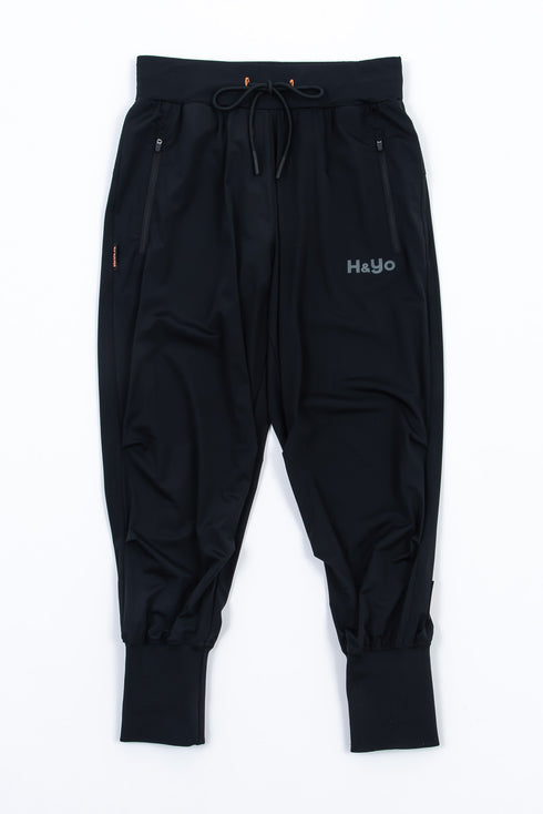 【鬼ストレッチ】 フレキシブルなハイリブジョガーパンツ