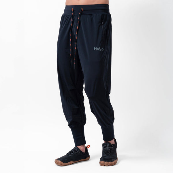 【鬼ストレッチ】 フレキシブルなハイリブジョガーパンツ