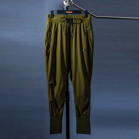 【鬼ストレッチ】 フレキシブルなハイリブジョガーパンツ