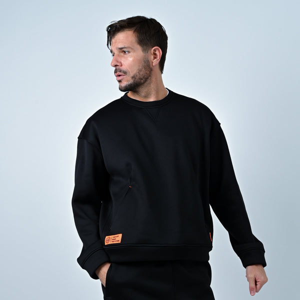 【あったか裏起毛】アスレジャー 肉厚スウェットトレーナー