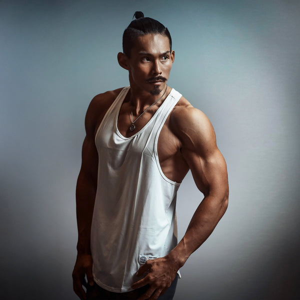 【着心地サラサラ】背中を魅せろ! トレーニング タンクトップ Yバックモデル